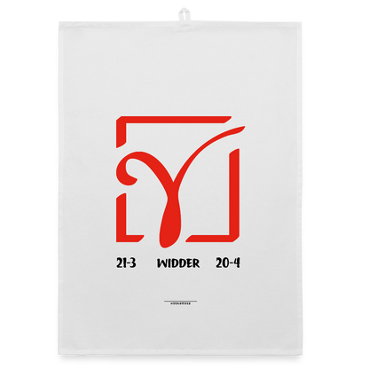 ASTRA WIDDER Organic Geschirrtuch / Stoffserviette - Weiß