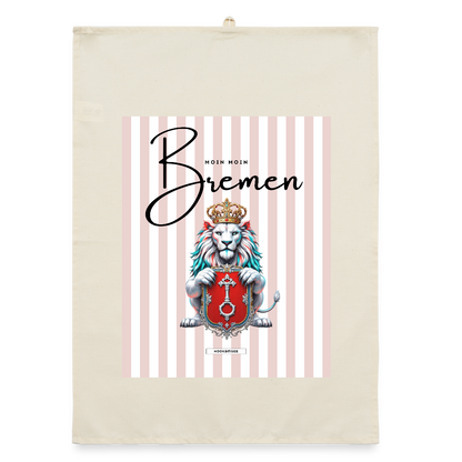 CITY BREMEN Organic Geschirrtuch / Stoffserviette - Natur