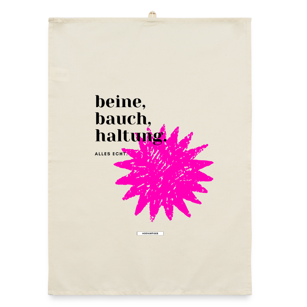 TRUE TALK #13 Organic Geschirrtuch / Stoffserviette - Natur