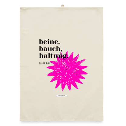 TRUE TALK #13 Organic Geschirrtuch / Stoffserviette - Natur