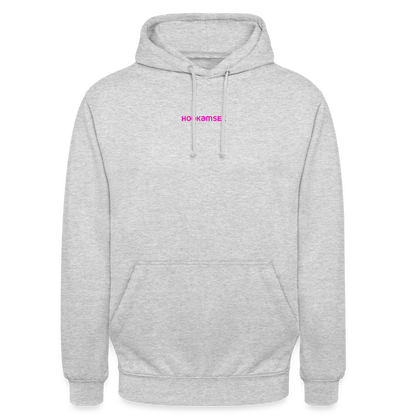 Unisex Hoodie „UPGRADE COMPLETED“ - Hellgrau meliert