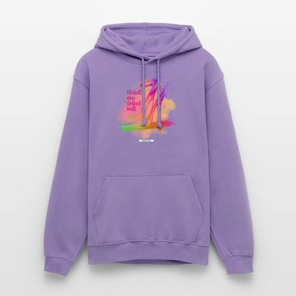 Hoodie Shine – Stöckelt, aber stolpert nicht. - Lavendel