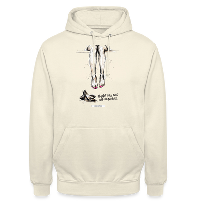 Hoodie Ab jetzt nur noch auf Augenhöhe - Vanille-Milchshake