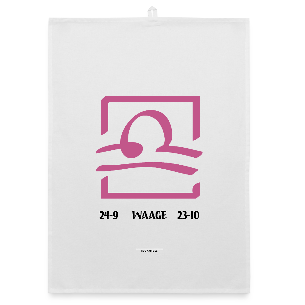 ASTRA WAAGE Organic Geschirrtuch / Stoffserviette - Weiß