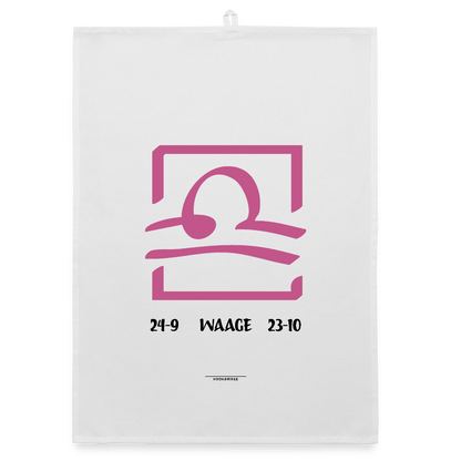 ASTRA WAAGE Organic Geschirrtuch / Stoffserviette - Weiß