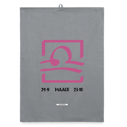 ASTRA WAAGE Organic Geschirrtuch / Stoffserviette - Grau