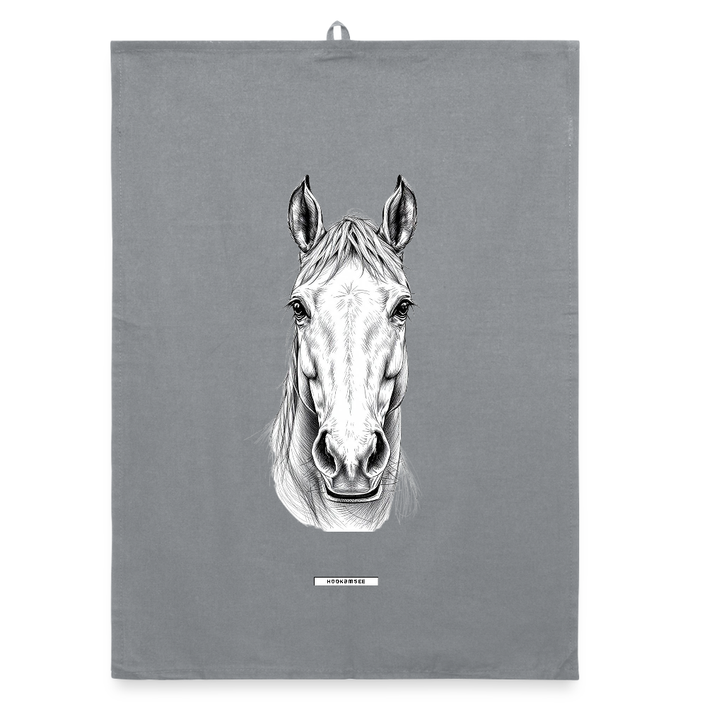 FAUNA PFERD Organic Geschirrtuch / Stoffserviette - Grau