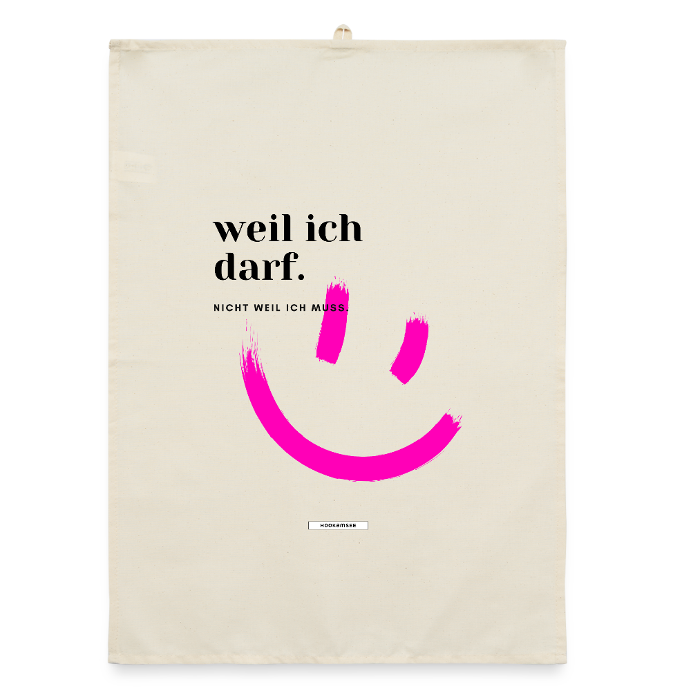 TRUE TALK #17 Organic Geschirrtuch / Stoffserviette - Natur