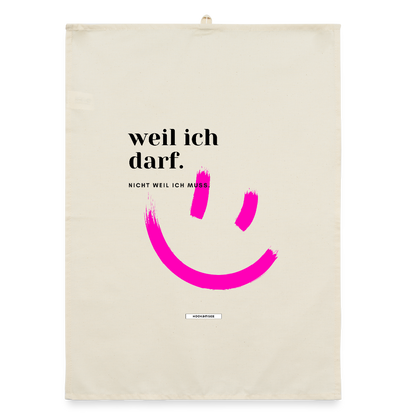 TRUE TALK #17 Organic Geschirrtuch / Stoffserviette - Natur