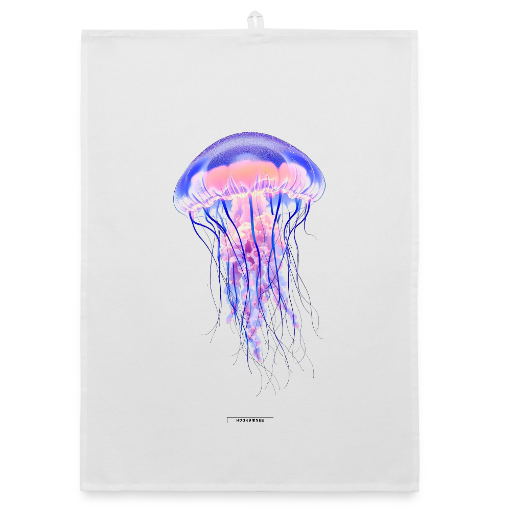 AQUA LUMEN JELLY Organic Geschirrtuch / Stoffserviette - Weiß