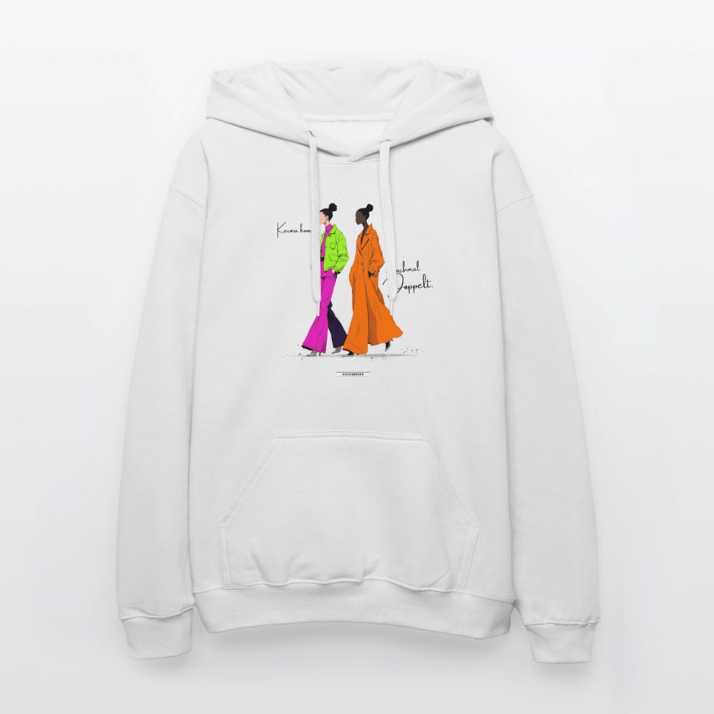 Hoodie Karma kommt manchmal doppelt. - Weiß