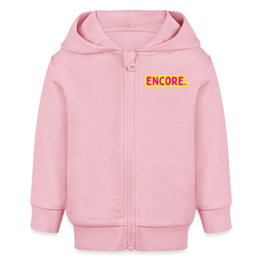 Baby Organic Kapuzenjacke – Born to Classic - Hellrosa