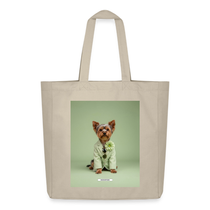 Große Shopping Bag Styled Dogs – Yorkshire Terrier - Cremebeige