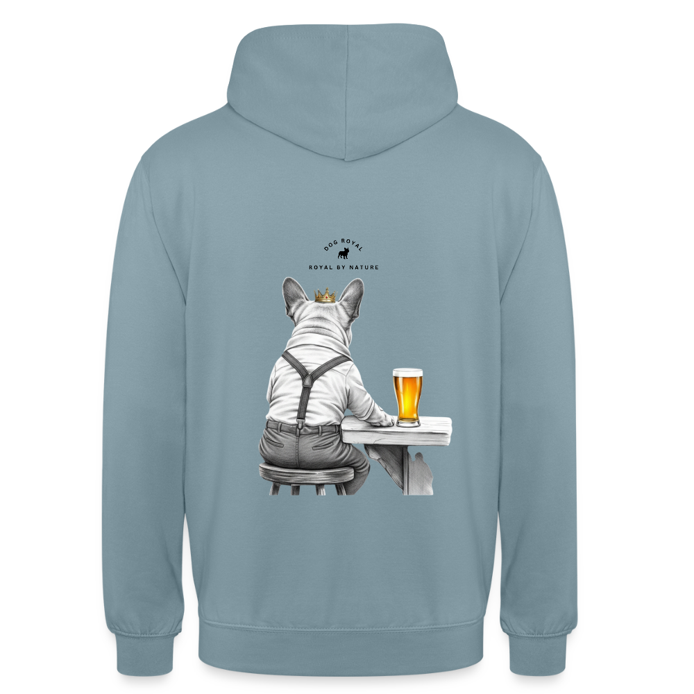 DOG ROYAL #3 Unisex Hoodie - Nebelblau