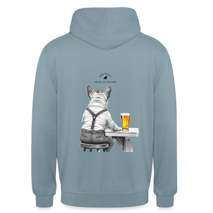 DOG ROYAL #3 Unisex Hoodie - Nebelblau