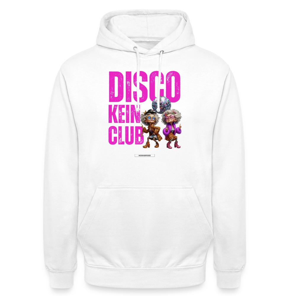 STILREVOLTE #DISCO Unisex Hoodie - Weiß