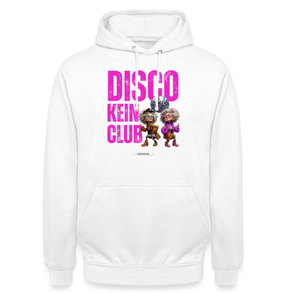 STILREVOLTE #DISCO Unisex Hoodie - Weiß
