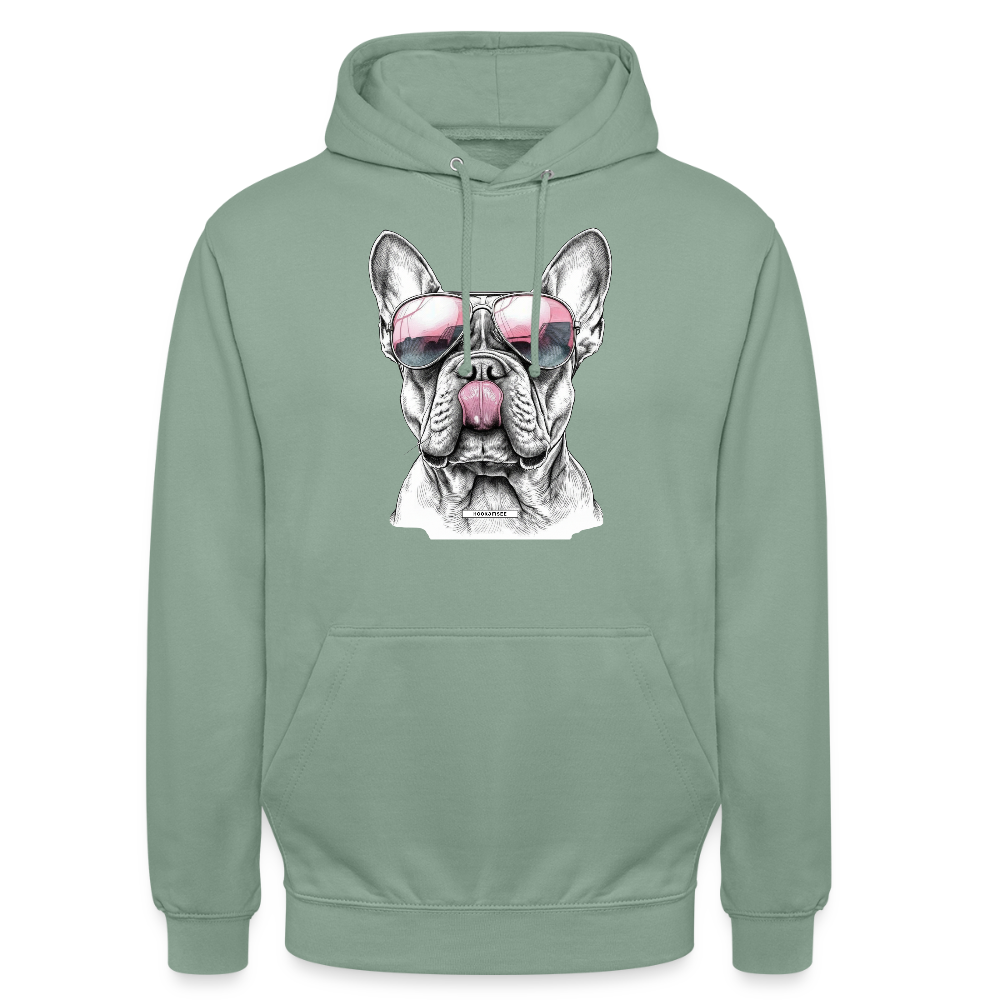DOG ROYAL #6 Unisex Hoodie - Graugrün