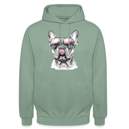 DOG ROYAL #6 Unisex Hoodie - Graugrün