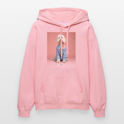 Hoodie „Styled Dogs – Goldendoodle“ - Hellrosa