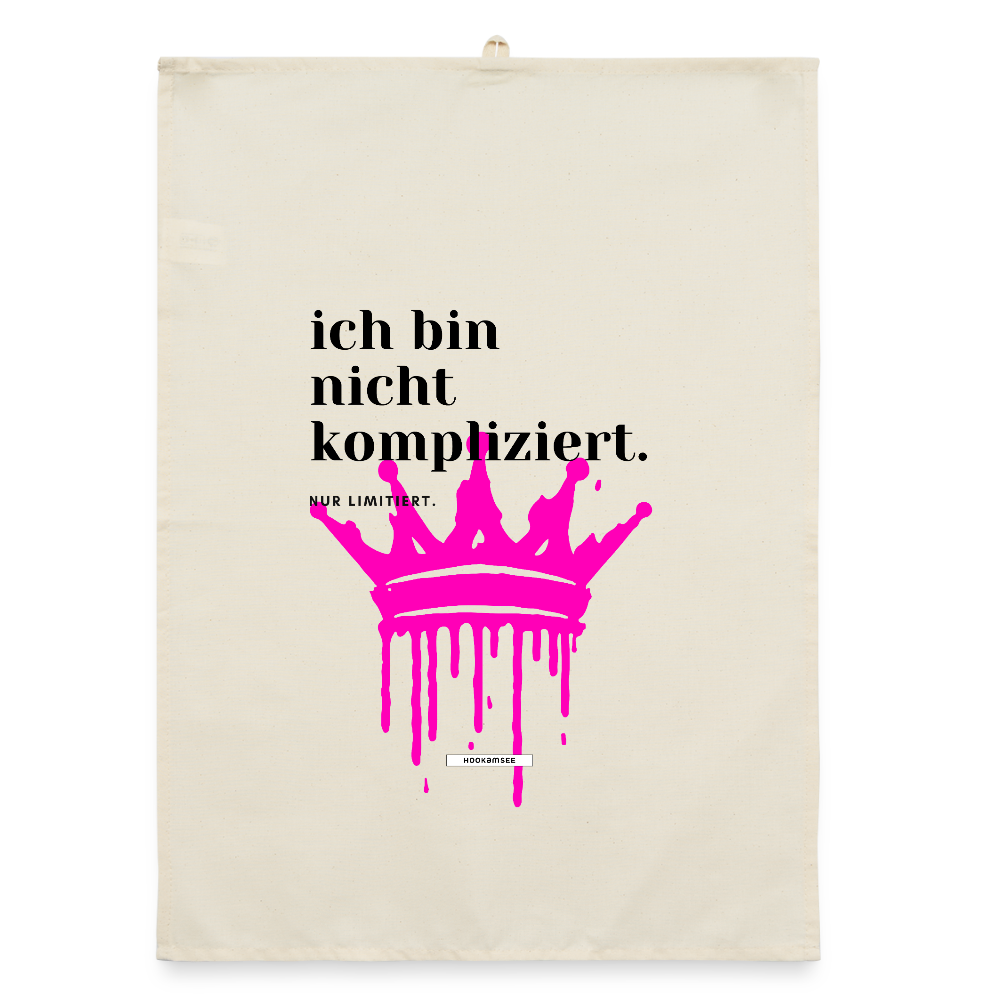 TRUE TALK #2 Organic Geschirrtuch / Stoffserviette - Natur