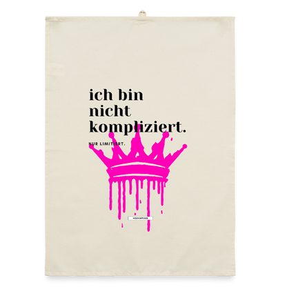 TRUE TALK #2 Organic Geschirrtuch / Stoffserviette - Natur