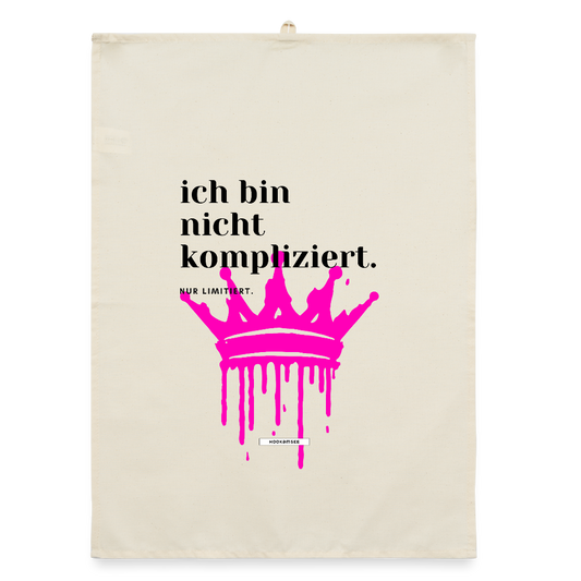 TRUE TALK #2 Organic Geschirrtuch / Stoffserviette - Natur