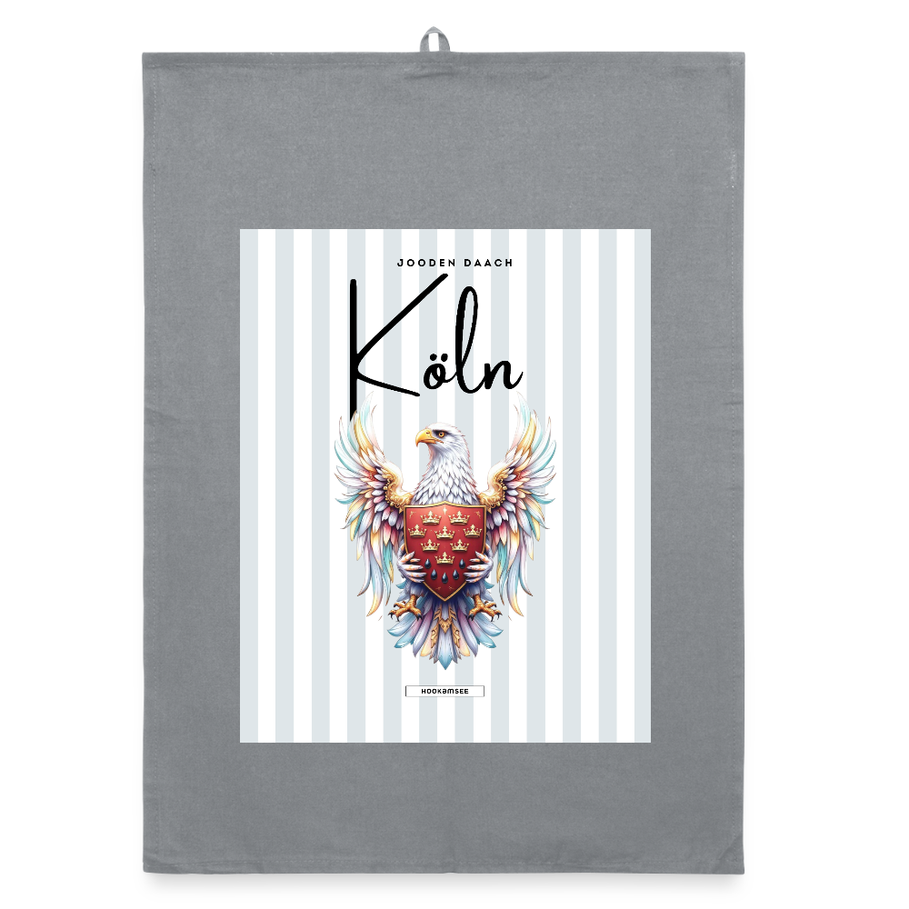 CITY KÖLN Organic Geschirrtuch / Stoffserviette - Grau