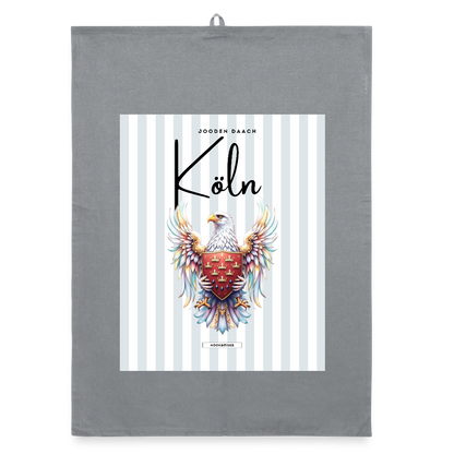 CITY KÖLN Organic Geschirrtuch / Stoffserviette - Grau