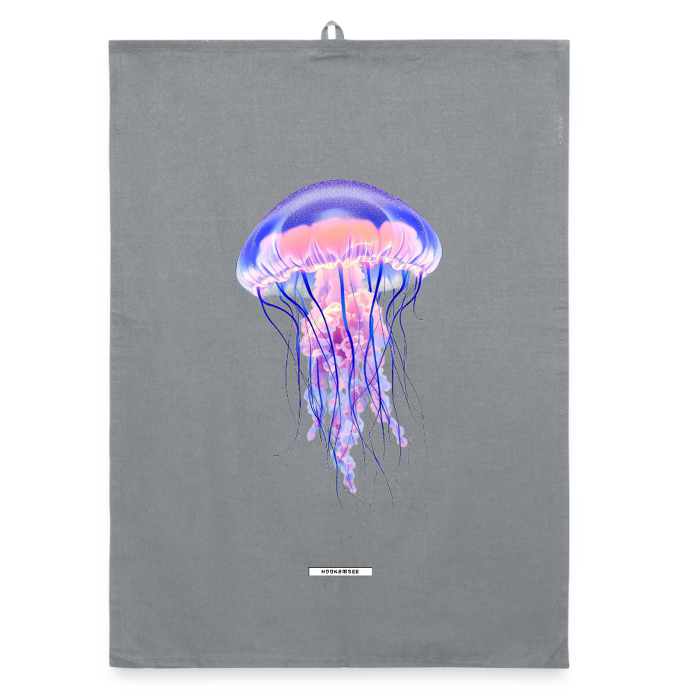 AQUA LUMEN JELLY Organic Geschirrtuch / Stoffserviette - Grau