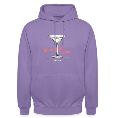 Hoodie Ich sag ja. Zu mir. - Lavendel