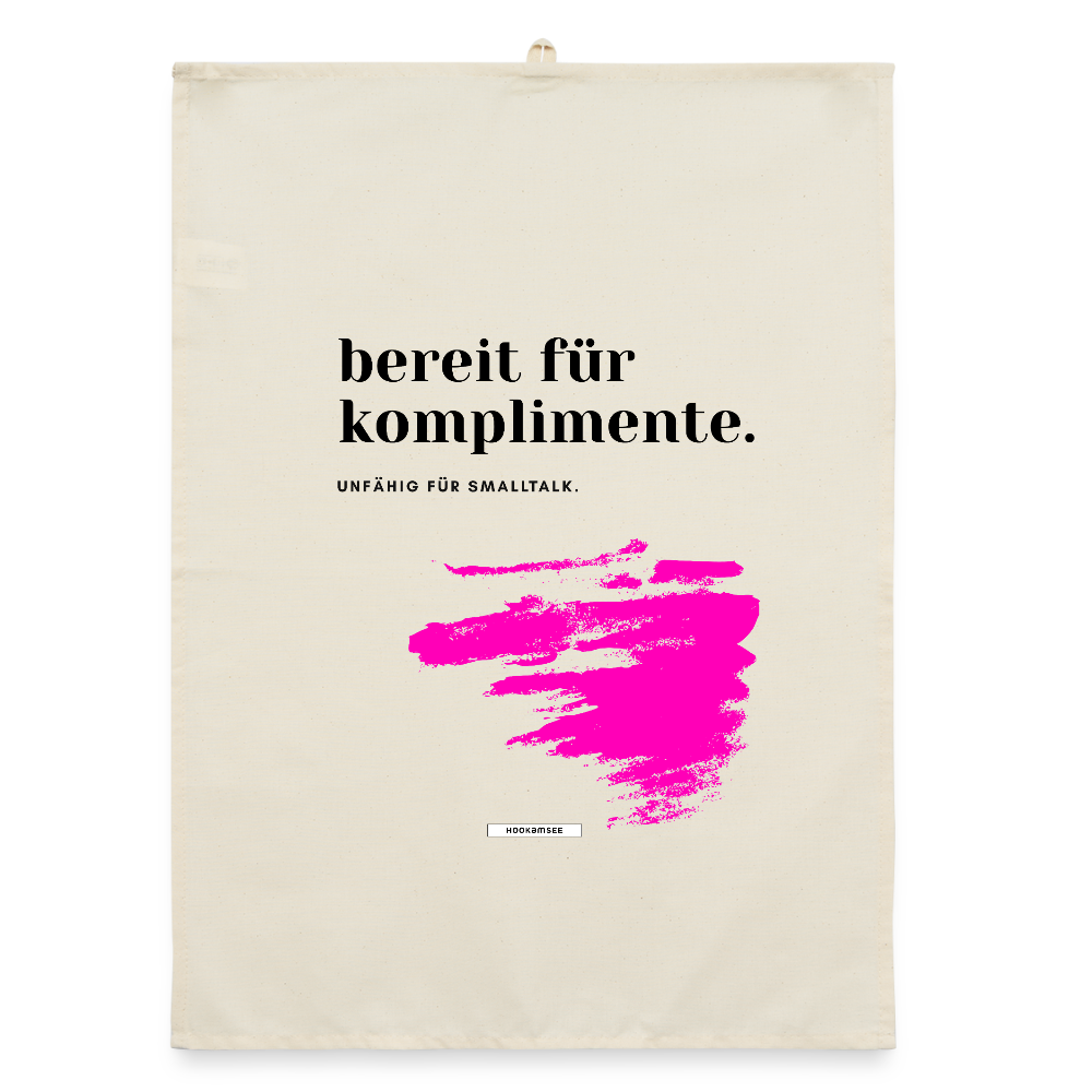 TRUE TALK #16 Organic Geschirrtuch / Stoffserviette - Natur