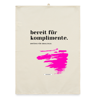 TRUE TALK #16 Organic Geschirrtuch / Stoffserviette - Natur