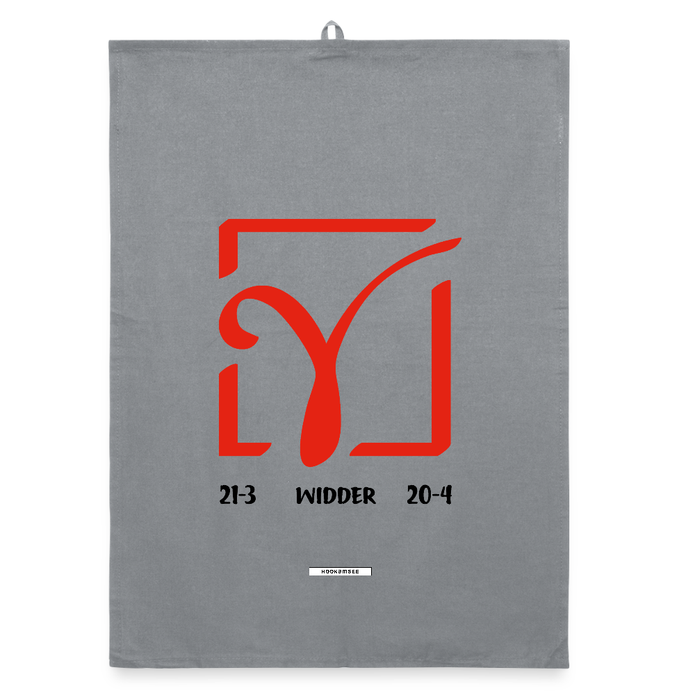 ASTRA WIDDER Organic Geschirrtuch / Stoffserviette - Grau