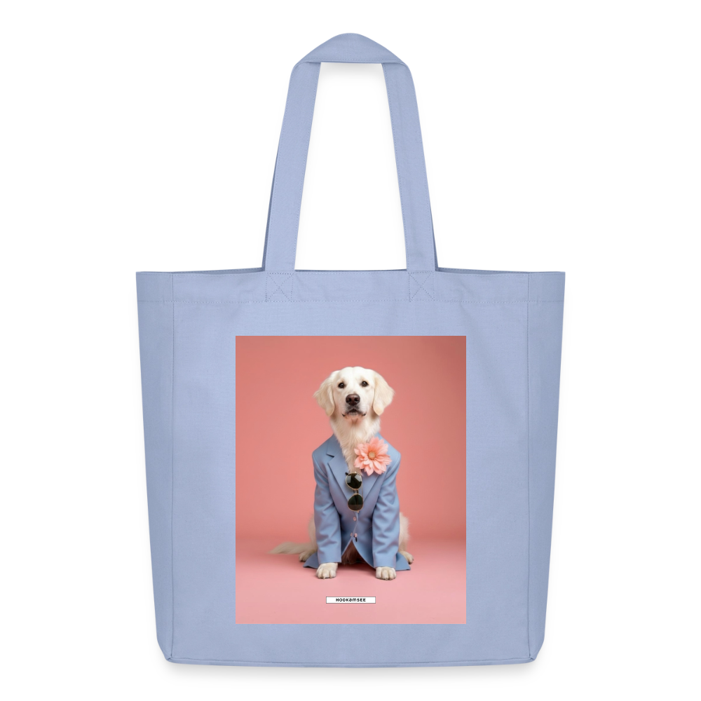 Große Shopping Bag Styled Dogs – Creme Retriever - Sky
