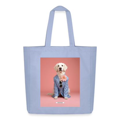 Große Shopping Bag Styled Dogs – Creme Retriever - Sky