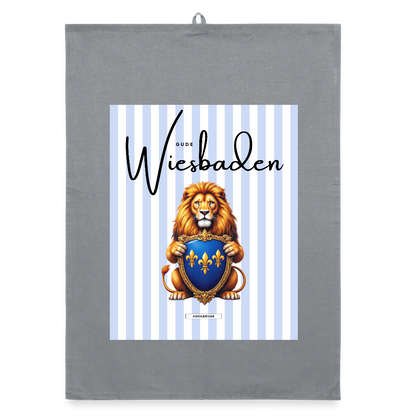 CITY WIESBADEN Organic Geschirrtuch / Stoffserviette - Grau