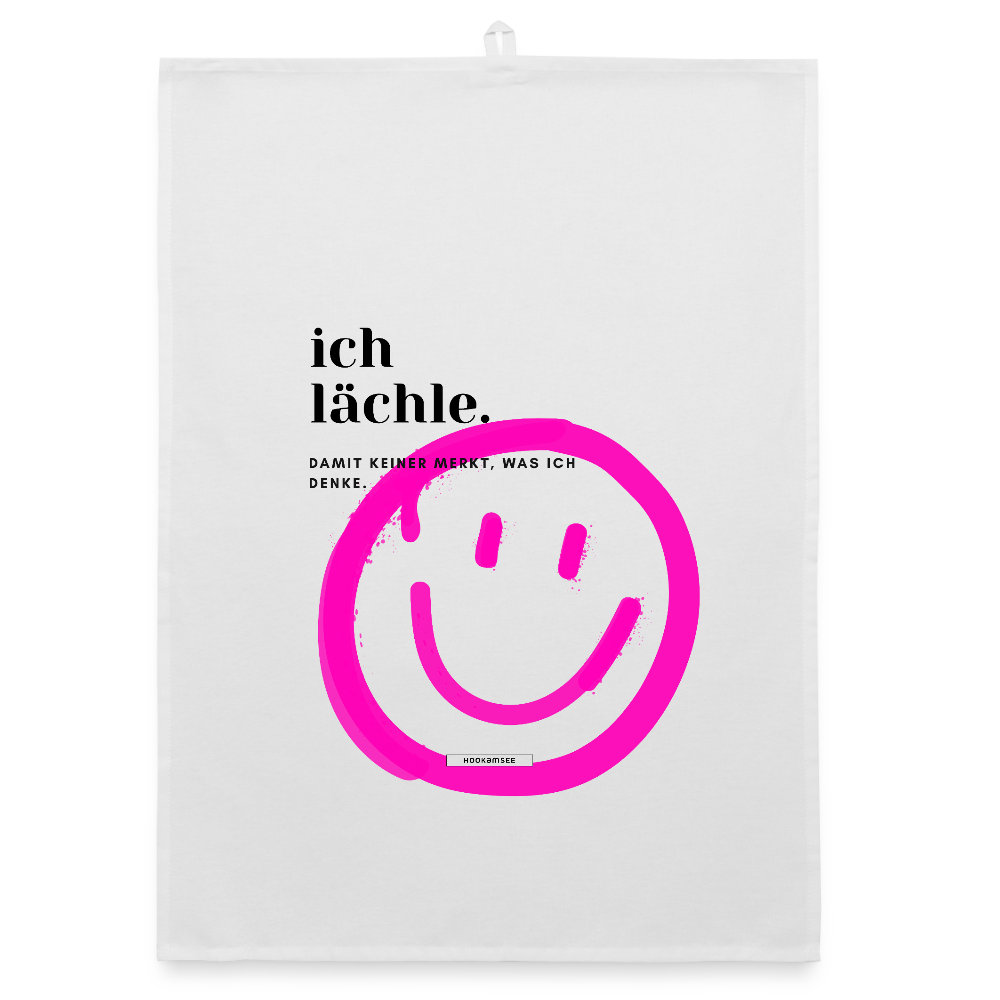 TRUE TALK #10 Organic Geschirrtuch / Stoffserviette - Weiß