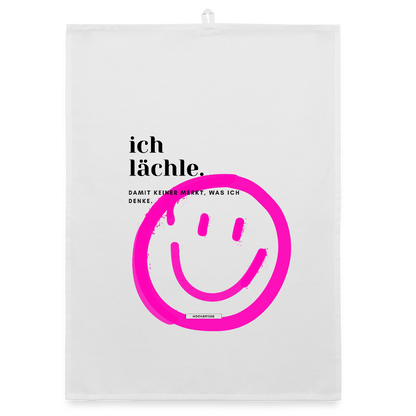 TRUE TALK #10 Organic Geschirrtuch / Stoffserviette - Weiß