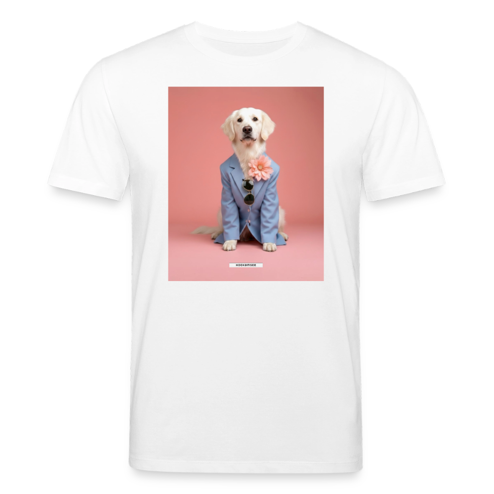 Shirt „Styled Dogs – Creme Retriever" - Weiß