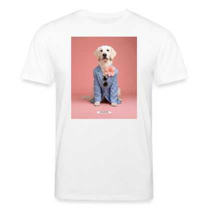Shirt „Styled Dogs – Creme Retriever" - Weiß