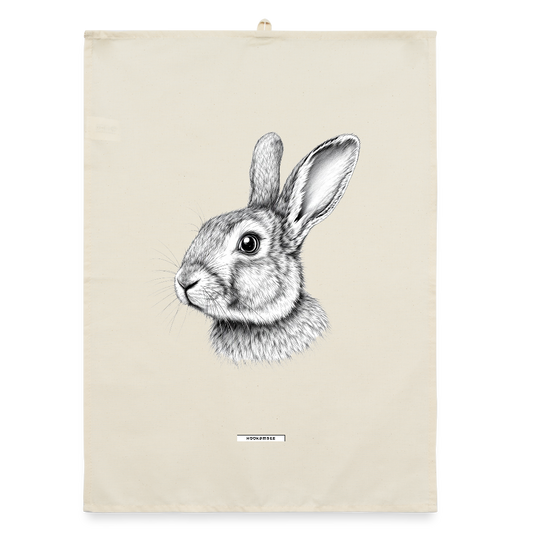 FAUNA HASE Organic Geschirrtuch / Stoffserviette - Natur