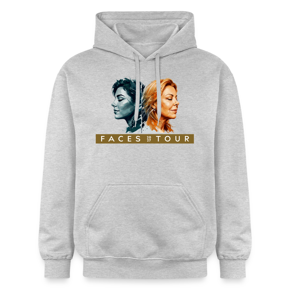 Hoodie Sandra Tour-Signet, Variante 2 - Hellgrau meliert