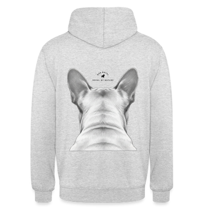 DOG ROYAL #5 Unisex Hoodie - Hellgrau meliert