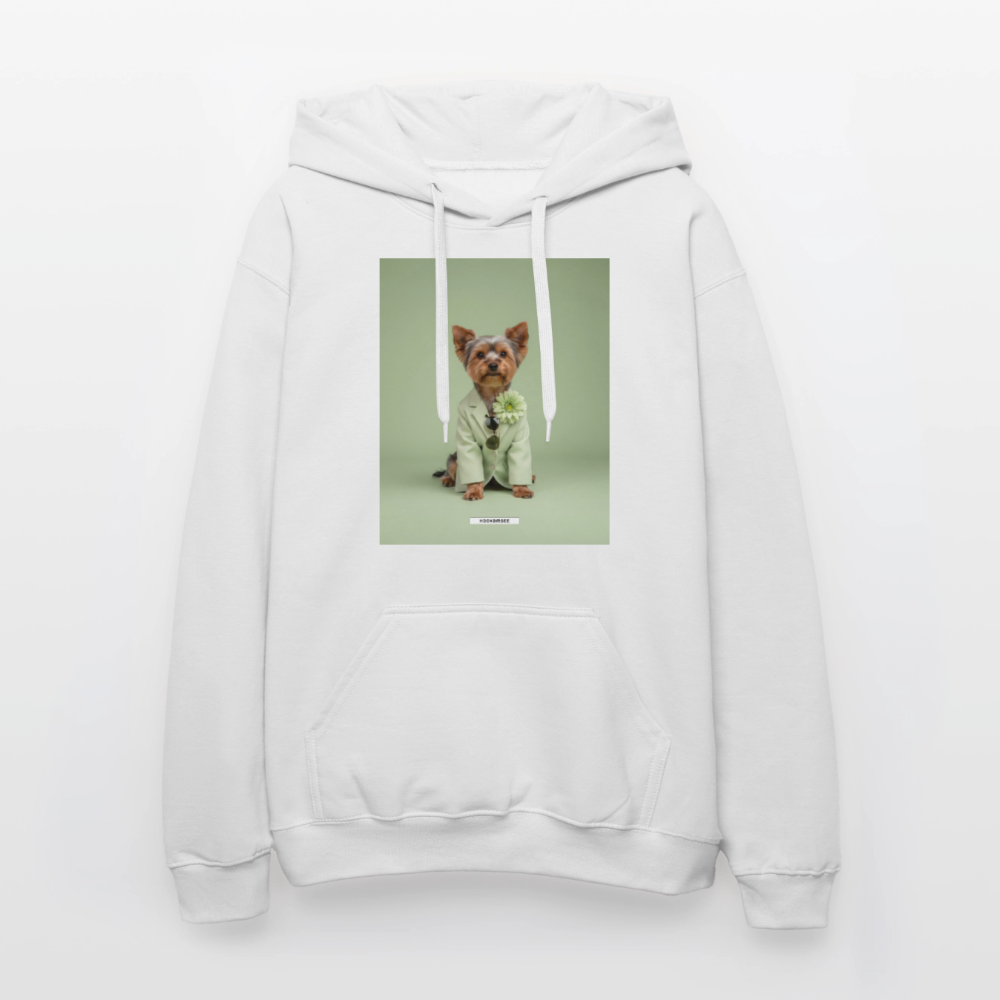 Hoodie „Styled Dogs – Yorkshire Terrier" - Weiß