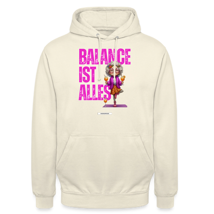 STILREVOLTE #YOGAUnisex Hoodie - Vanille-Milchshake