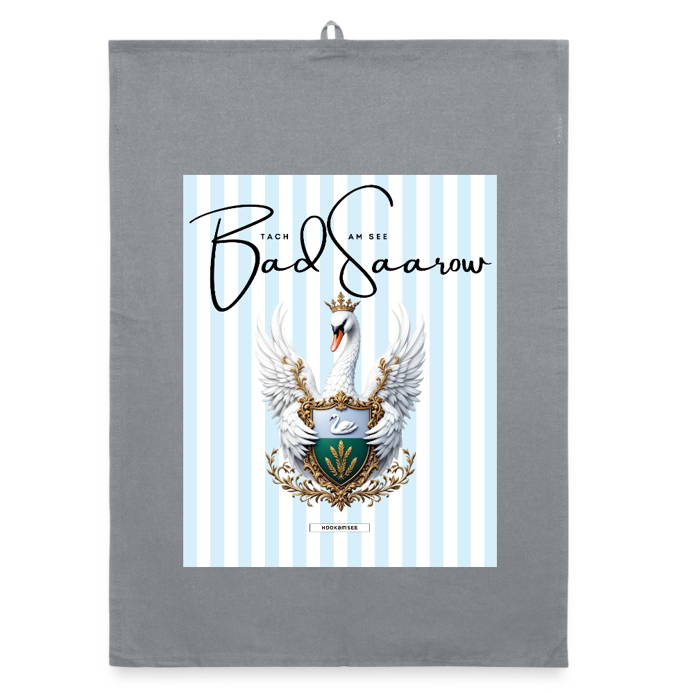 CITY BAD SAAROW Organic Geschirrtuch / Stoffserviette - Grau