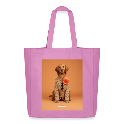 Große Shopping Bag Styled Dogs – Golden Retriever - Pink
