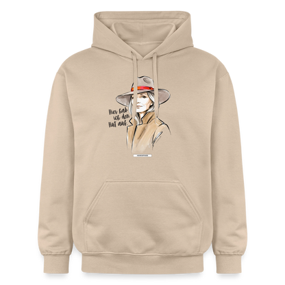 Hoodie Hier hab ich den Hut auf. - Sand