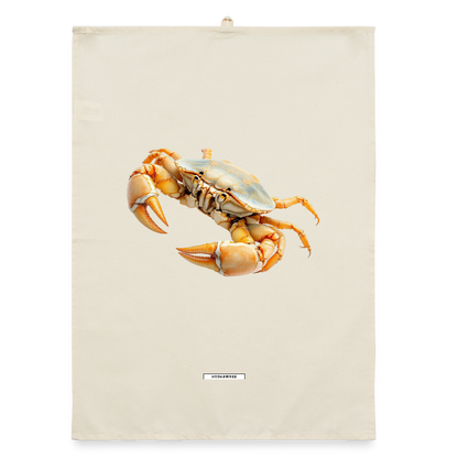 AQUA SAND CRAB Organic Geschirrtuch / Stoffserviette - Natur